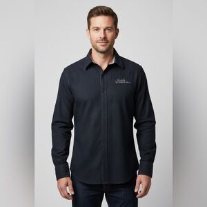 Vintage Fender Custom Shop Men's Button Down Dress Shirt size Medium F-06